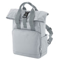 Light Grey - Front - Bagbase Mini Recycled Twin Handle Backpack
