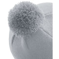 Light Grey - Back - Beechfield Original Pom Pom Beanie