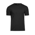 Black - Front - Tee Jays Mens Stretch T-Shirt