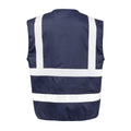 Navy Blue - Side - WORK-GUARD by Result Unisex Adult Heavy Duty Security Vest