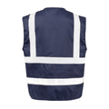 Navy Blue - Side - WORK-GUARD by Result Unisex Adult Heavy Duty Security Vest