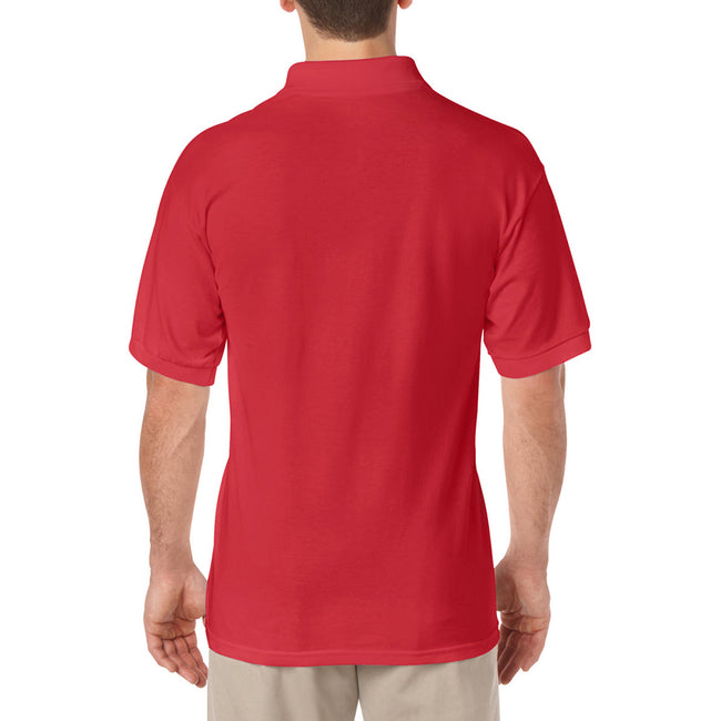 Red - Pack Shot - Gildan Adult DryBlend Jersey Short Sleeve Polo Shirt