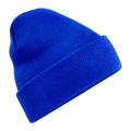 Bright Royal Blue - Front - Beechfield Original Recycled Cuffed Beanie