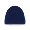 Oxford Navy - Back - Beechfield Organic Cotton Beanie
