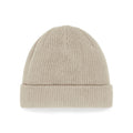 Sand - Back - Beechfield Organic Cotton Beanie