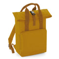 Mustard - Front - Bagbase Roll Top Twin Handle Backpack