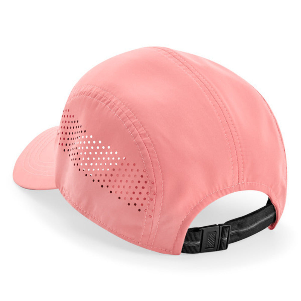 Salmon Pink - Side - Beechfield Technical Cap