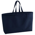 French Navy - Front - Westford Mill Canvas Oversized Tote Bag