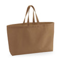 Caramel - Front - Westford Mill Canvas Oversized Tote Bag