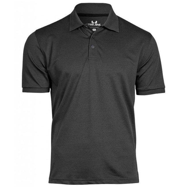 Dark Grey - Front - Tee Jays Mens Club Polo Shirt