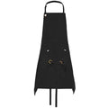 Black - Back - Dennys Unisex Adult Le Chef Full Apron