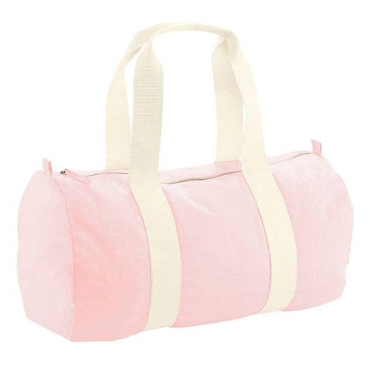 Pastel Pink - Front - Westford Mill EarthAware Organic Duffle Bag