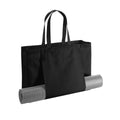 Black - Back - Westford Mill EarthAware Yoga Organic Tote Bag