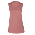 Mauve - Front - Bella + Canvas Womens-Ladies Muscle Jersey Tank Top