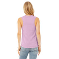 Lilac - Back - Bella + Canvas Womens-Ladies Muscle Jersey Tank Top