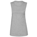Athletic Heather Grey - Front - Bella + Canvas Womens-Ladies Muscle Jersey Tank Top