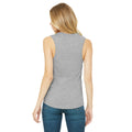 Athletic Heather Grey - Side - Bella + Canvas Womens-Ladies Muscle Jersey Tank Top