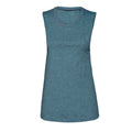 Deep Teal Heather - Front - Bella + Canvas Womens-Ladies Muscle Jersey Tank Top