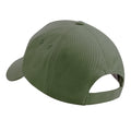 Olive Green - Back - Beechfield Ultimate 5 Panel Cap