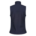 Navy-Navy - Back - Regatta Womens-Ladies Flux Softshell Gilet