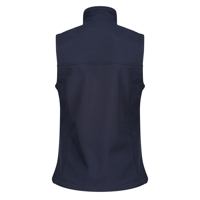 Navy-Navy - Back - Regatta Womens-Ladies Flux Softshell Gilet