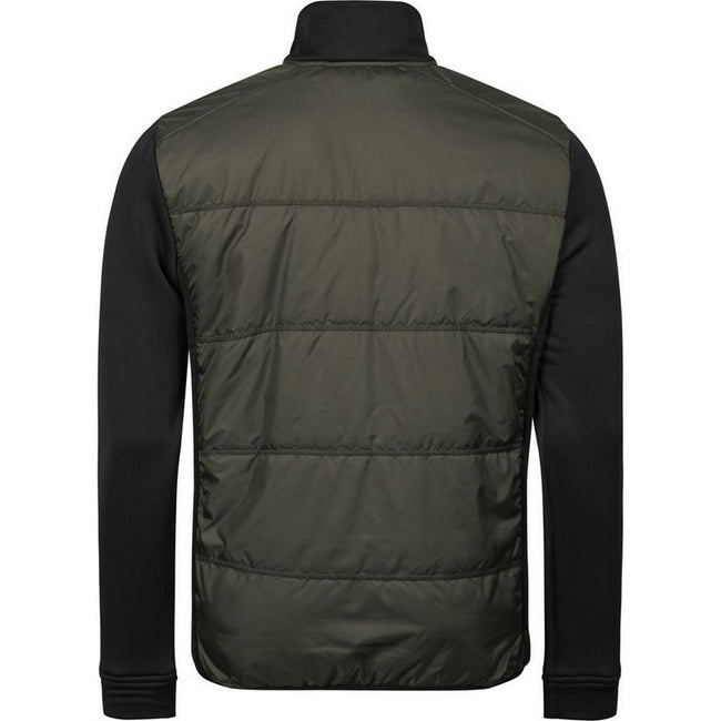 Deep Green-Black - Back - Tee Jays Mens Hybrid Stretch Jacket