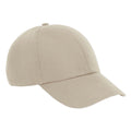 Sand - Front - Beechfield Unisex Adult Organic Cotton Baseball Cap