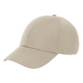 Sand - Back - Beechfield Unisex Adult Organic Cotton Baseball Cap