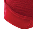 Classic Red - Back - Beechfield Unisex Adult Original Patch Beanie