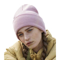 Dusky Pink - Back - Beechfield Unisex Adult Original Deep Cuffed Beanie