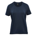 Navy - Front - Stormtech Womens-Ladies Tundra Short-Sleeved T-Shirt