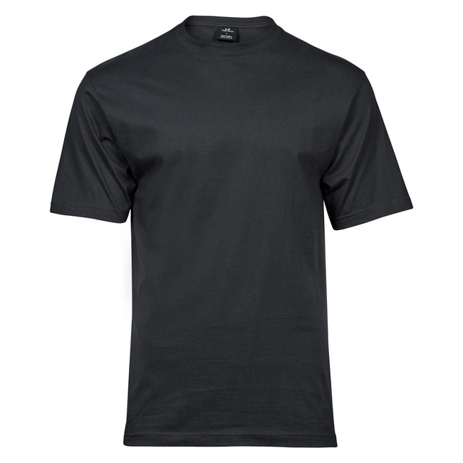 Dark Grey - Front - Tee Jays Mens Cotton T-Shirt