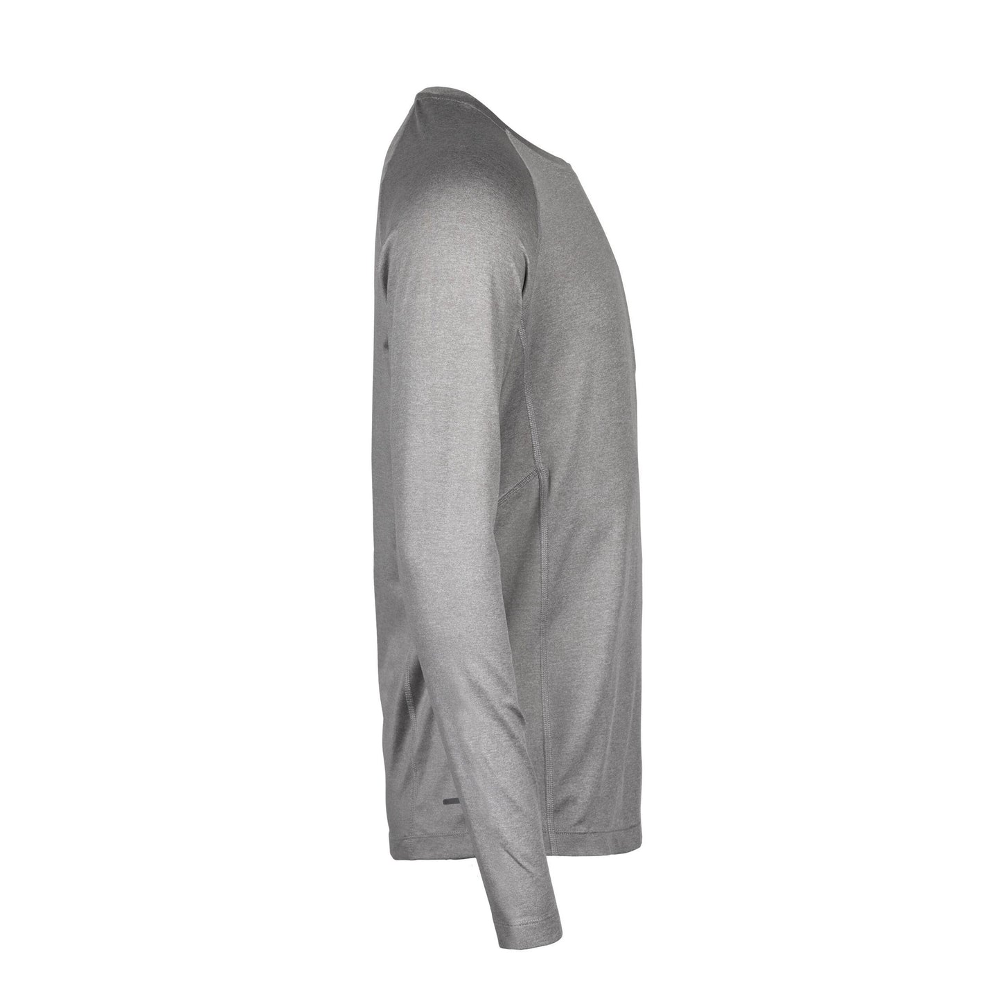 Grey Melange - Lifestyle - Tee Jays Mens CoolDry Long-Sleeved Crop T-Shirt