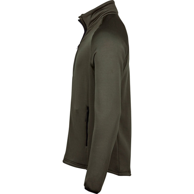 Deep Green - Lifestyle - Tee Jays Mens Stretch Fleece Jacket
