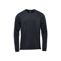 Charcoal Heather - Front - Stormtech Mens Montebello Long-Sleeved T-Shirt
