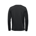 Charcoal Heather - Back - Stormtech Mens Montebello Long-Sleeved T-Shirt