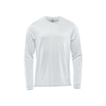 White - Front - Stormtech Mens Montebello Long-Sleeved T-Shirt
