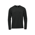 Black - Front - Stormtech Mens Montebello Long-Sleeved T-Shirt