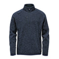 Navy Heather - Front - Stormtech Mens Avalanche Quarter Zip Pullover