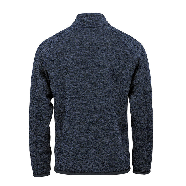Navy Heather - Back - Stormtech Mens Avalanche Quarter Zip Pullover