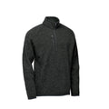 Black Heather - Pack Shot - Stormtech Mens Avalanche Quarter Zip Pullover