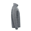Granite Heather - Side - Stormtech Mens Avalanche Quarter Zip Pullover