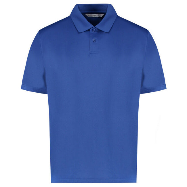 Royal Blue - Front - Kustom Kit Mens Premium Cooltex Plus Regular Polo Shirt