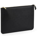 Black - Front - Bagbase Boutique Zipped Document Wallet
