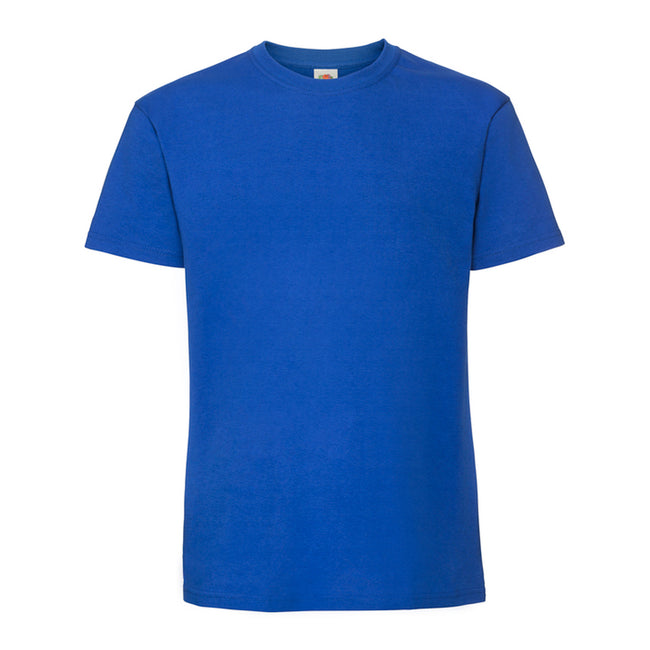 Royal Blue - Front - Fruit Of The Loom Mens Iconic Premium Ringspun Cotton T-Shirt