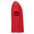 Red - Side - Fruit Of The Loom Mens Iconic Premium Ringspun Cotton T-Shirt