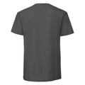 Light Graphite - Back - Fruit Of The Loom Mens Iconic Premium Ringspun Cotton T-Shirt