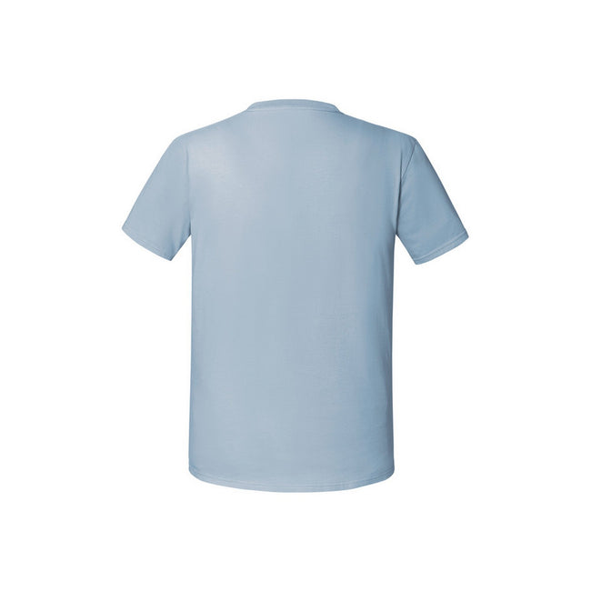 Mineral Blue - Back - Fruit Of The Loom Mens Iconic Premium Ringspun Cotton T-Shirt