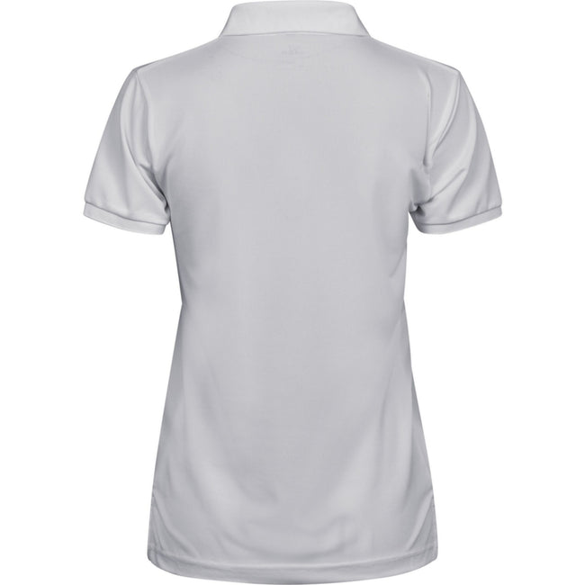 White - Back - Tee Jay Womens-Ladies Club Polo Shirt