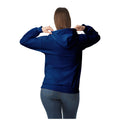 Navy Blue - Back - Gildan Unisex Adult Softstyle Fleece Midweight Hoodie